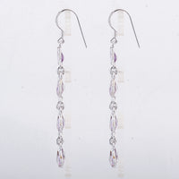 10.25 Ct Amethyst 925 Sterling Silver Earrings