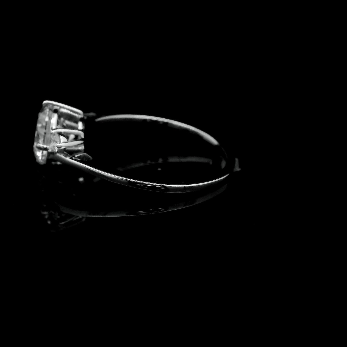 1.59 Ct Round Lab Grown Diamond 14K Gold Ring