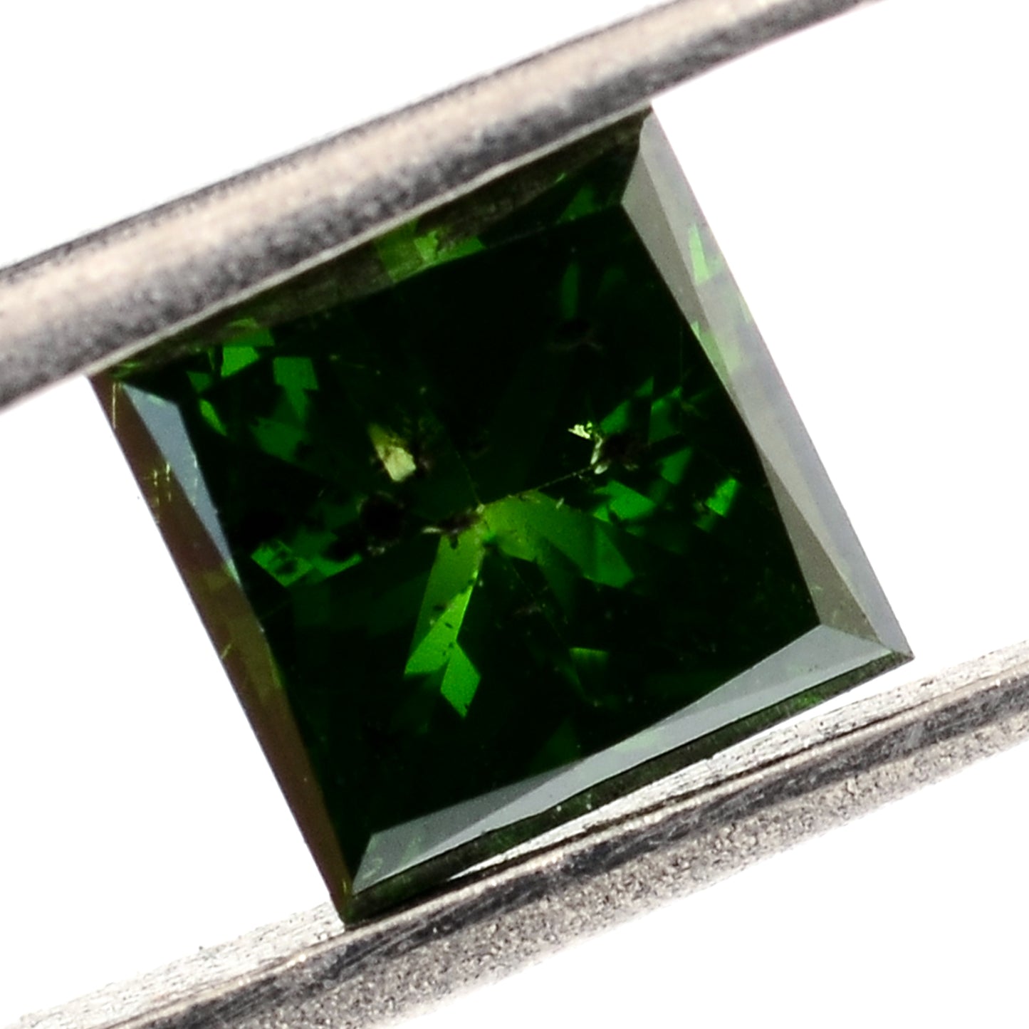 0.58 Green Diamond Sqaure Loose Gemstone
