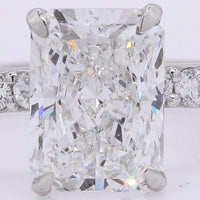2.27 Carats Lab Grown Diamond 950 Platinum Ring