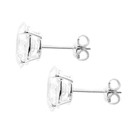 3.85 Carats Lab Grown Diamond 14K Gold Earrings