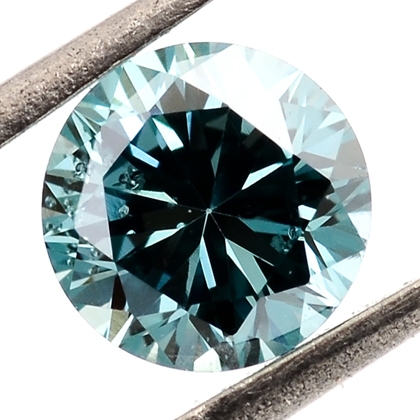 0.54 Blue Diamond Round Loose Gemstone
