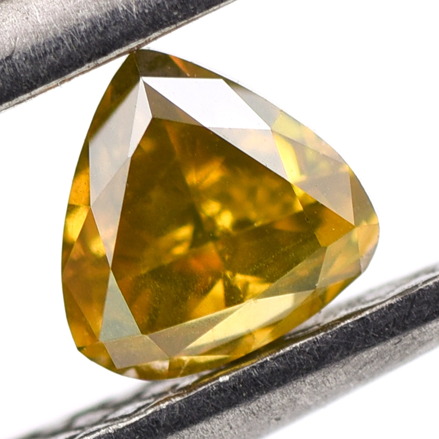 0.49 Yellow Diamond Trillion, Cushion Loose Diamond