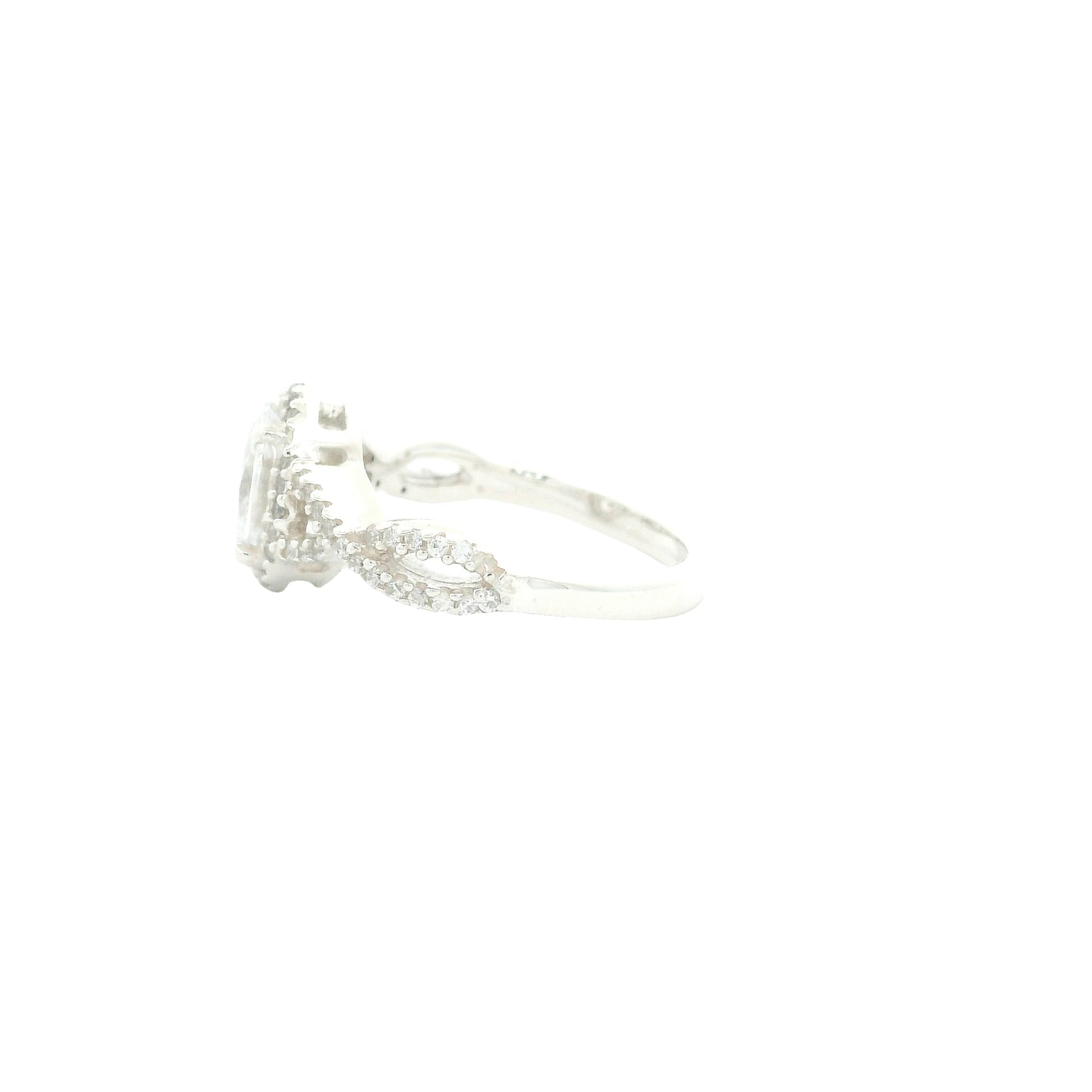 5.93 Ct Cubic Zirconia 925 Sterling Silver Ring