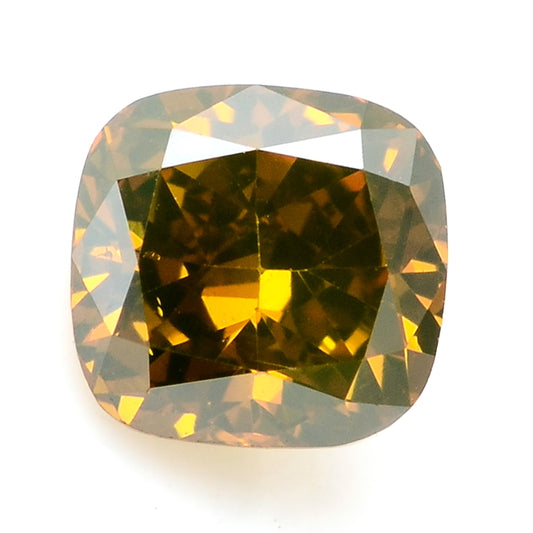 0.40 Carat Red Diamond Cushion Loose Gemstone