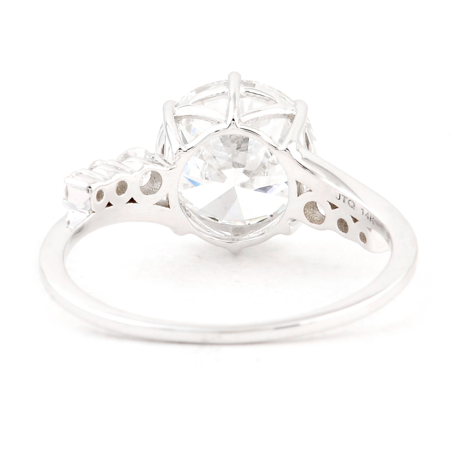 3.05 Ct Round Brilliant Lab Grown Diamond 14K Gold Ring