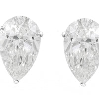 4.03 Carats Lab Grown Diamond 14K Gold Earrings