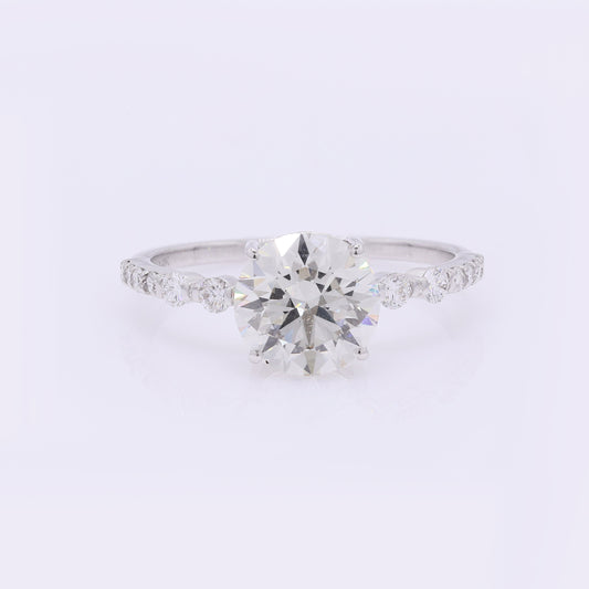 2.34 Carats Lab Grown Diamond 14K Gold Ring