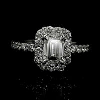 1.95 Carats Lab Grown Diamond 14K Gold Ring