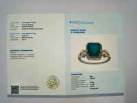 2.75 Ct Octagon Natural Emerald 14K Gold Ring
