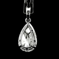 4.86 Carats Lab Grown Diamond 14K Gold Pendant