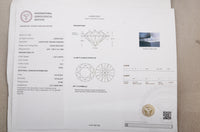 2.98 Carats Lab Grown Diamond 14K Gold Pendant