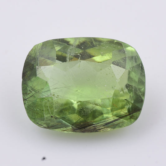 9.26 Natural Peridot Rectangular Cushion Mixed Cut Gemstone