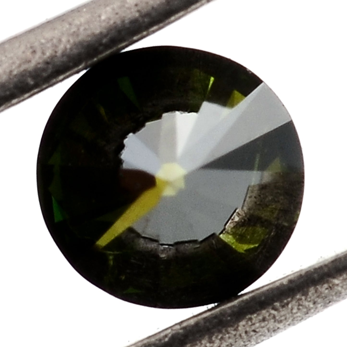 0.81 Green Diamond Round Loose Gemstone