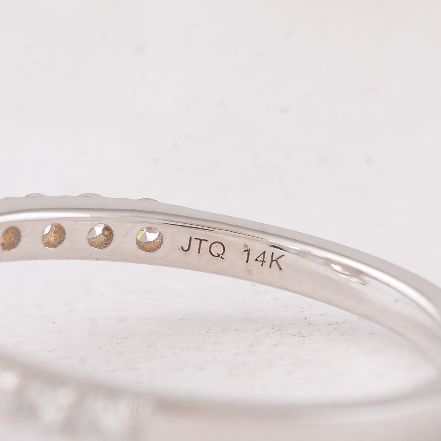 3.40 Carats Lab Grown Diamond 14K Gold Ring