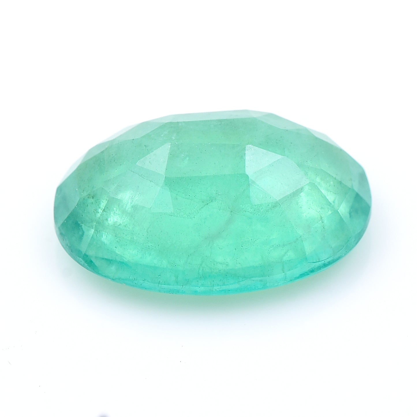7.94 Natural Beryl Emerald Oval Mixed Cut Gemstone