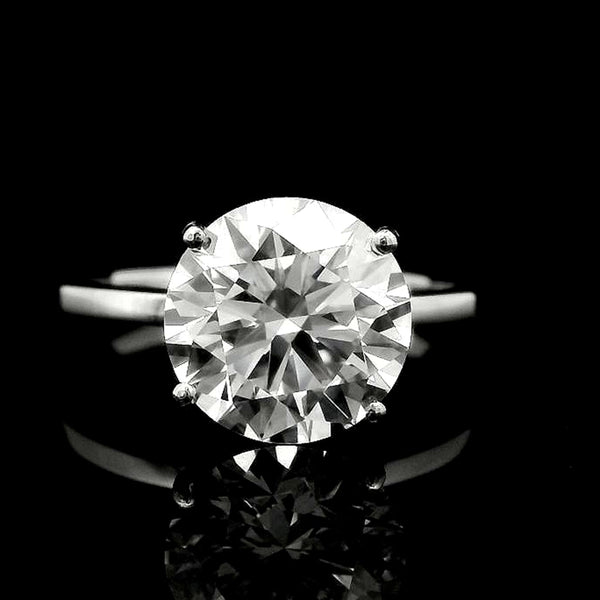 3.07 Carats Lab Grown Diamond 950 Platinum Ring
