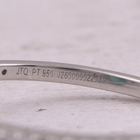2.61 Ct Oval Mixed Cut Natural Emerald 950 Platinum Ring