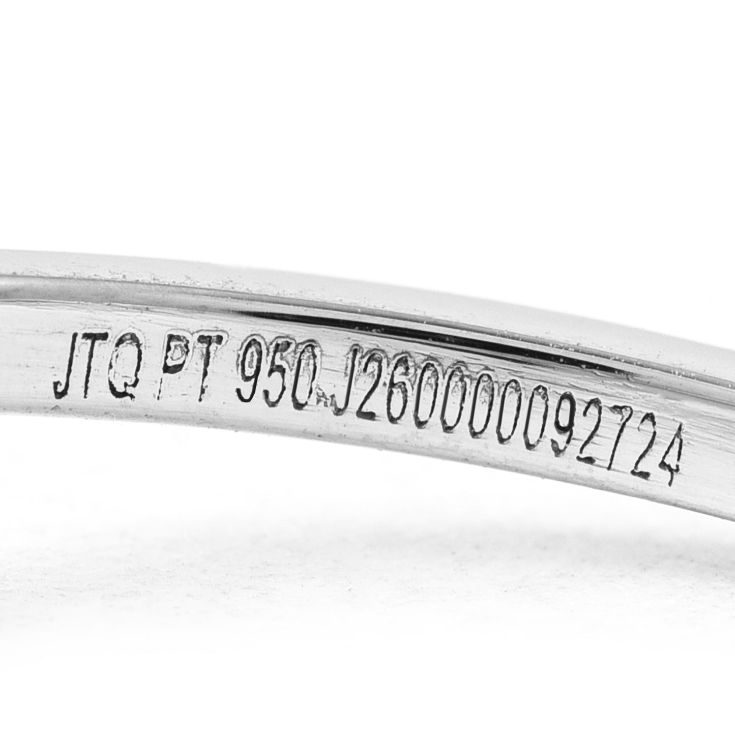 1.29 Ct Oval Sapphire 950 Platinum Ring