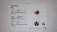3.13 Ct Oval Mixed Cut Natural Corundum Ruby 14K Gold Ring