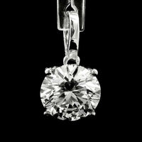 2.00 Carats Lab Grown Diamond 950 Platinum Pendant