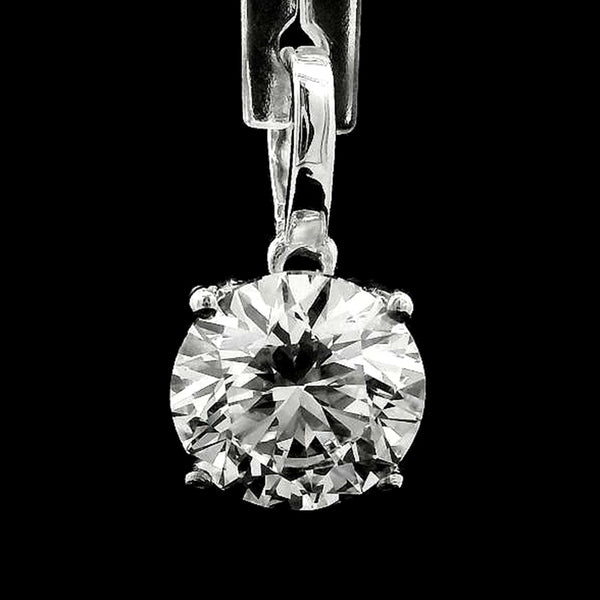 2.00 Carats Lab Grown Diamond 950 Platinum Pendant