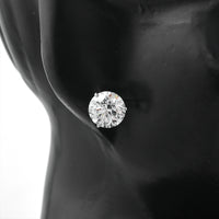 5.63 Carats Lab Grown Diamond 14K Gold Earrings
