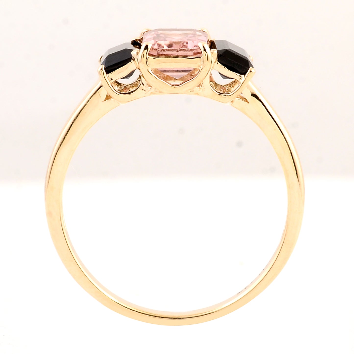 2.22 Ct Octagon Multi Tourmaline 14K Gold Ring