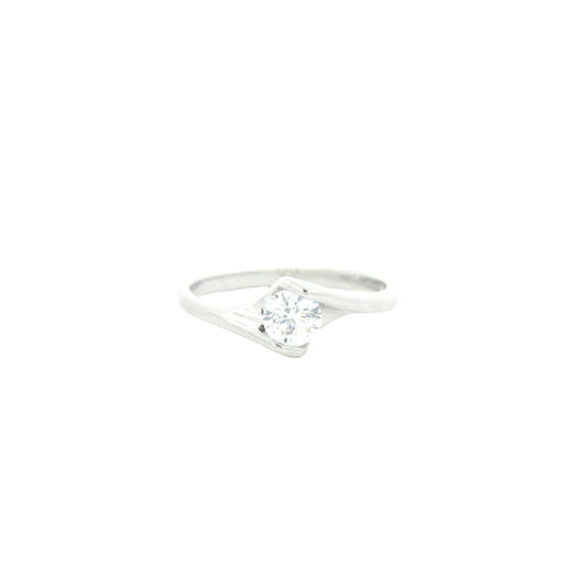0.68 Ct Cubic Zirconia 925 Sterling Silver Ring