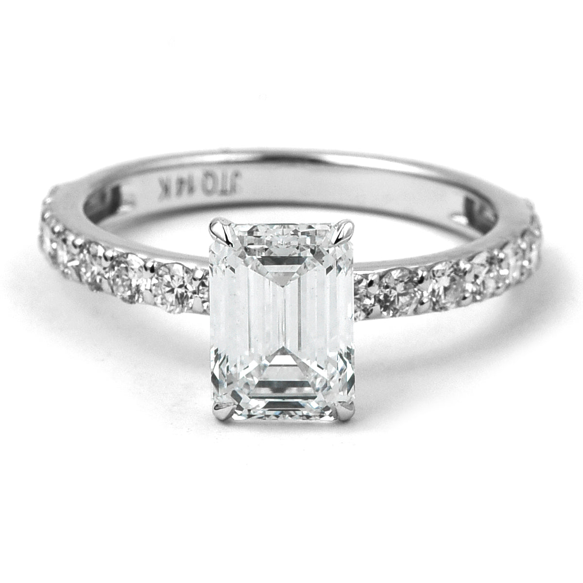 2.56 Carats Lab Grown Diamond 14K Gold Ring
