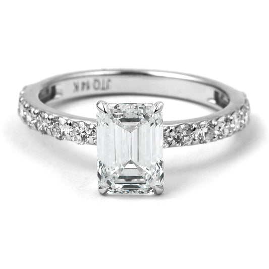 2.56 Carats Lab Grown Diamond 14K Gold Ring