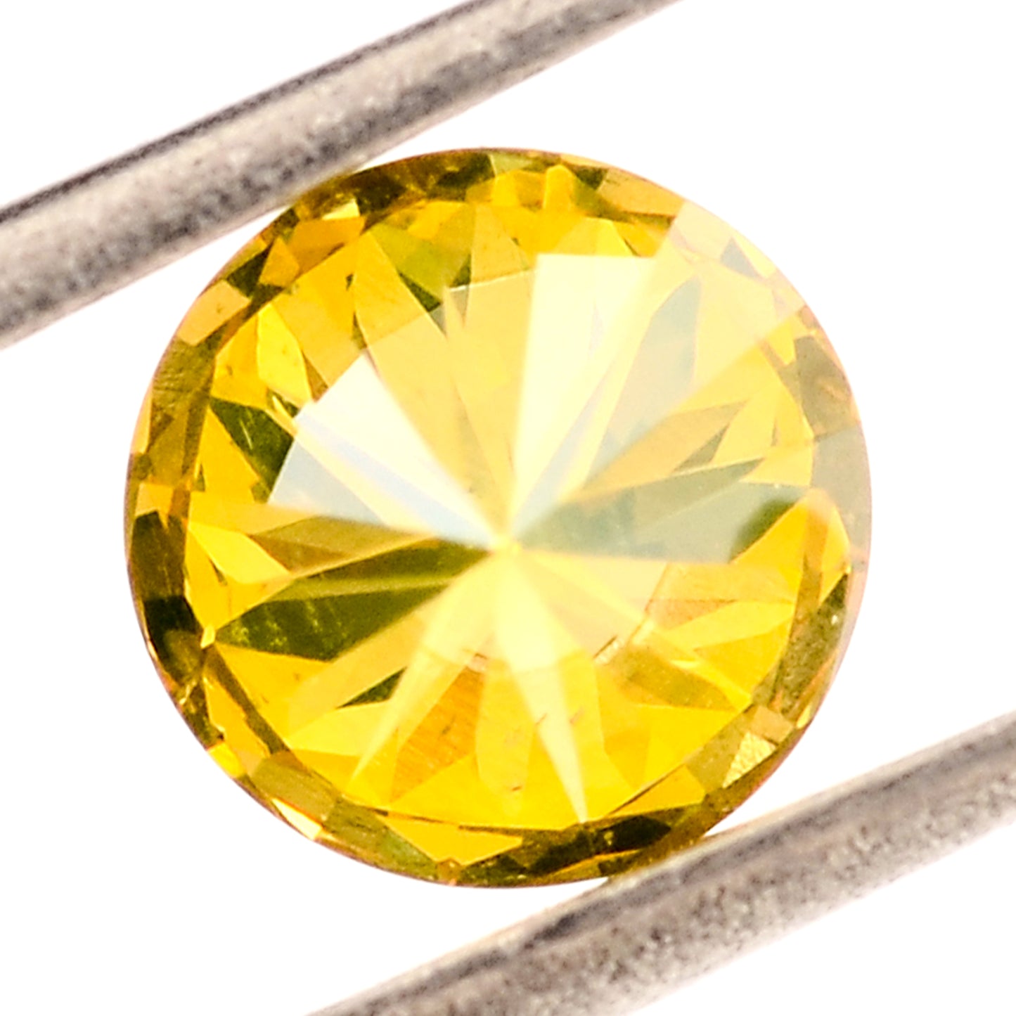 0.56 Yellow Diamond Round Loose Gemstone