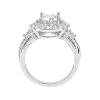 2.26 ct. t.w. Moissanite Ring in Sterling Silver. Size 5