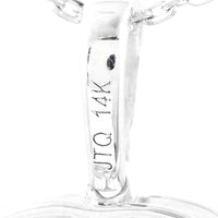5.18 Carats Pink Lab Grown Diamond 14K Gold Pendant