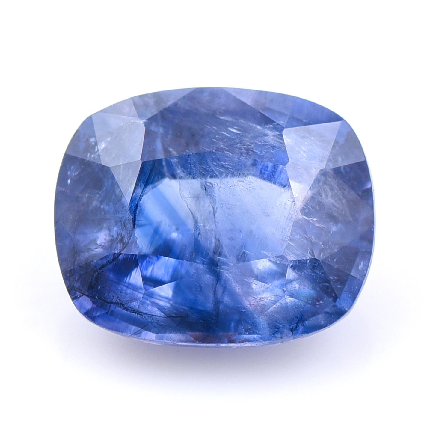 2.44 Natural Corundum Sapphire Rectangular Cushion Mixed Cut Gemstone