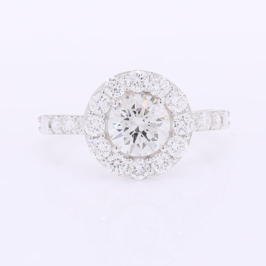 2.06 Carats Lab Grown Diamond 14K Gold Ring