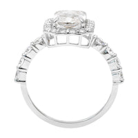 3.02 Carats Lab Grown Diamond 14K Gold Ring