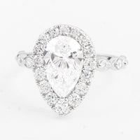 2.90 Carats Lab Grown Diamond 14K Gold Ring