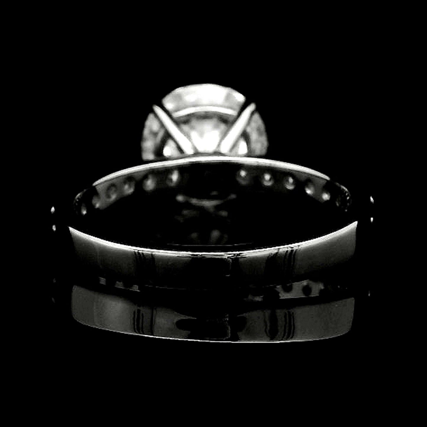 3.12 Carats Lab Grown Diamond 950 Platinum Ring