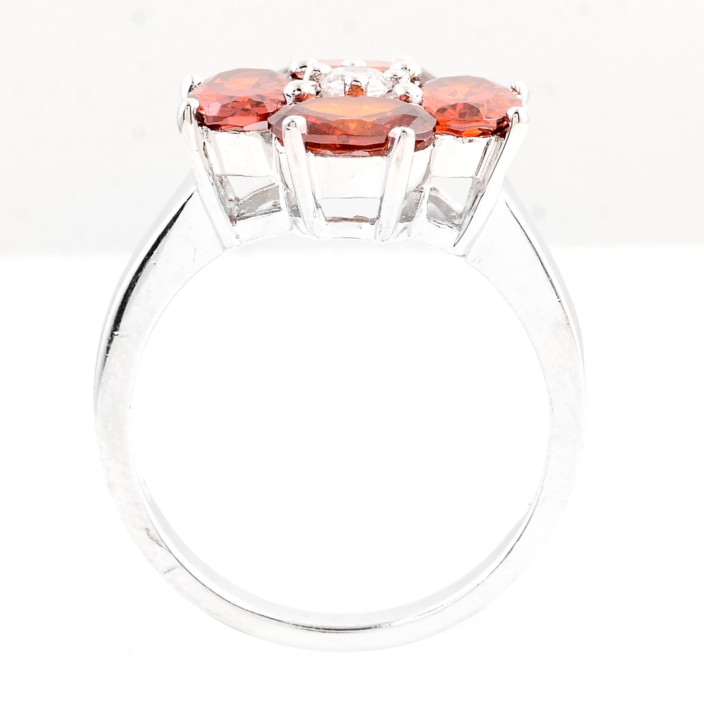 7.76 Ct Cubic Zirconia 925 Sterling Silver Ring