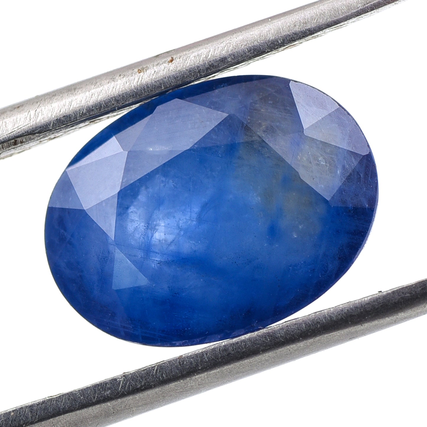 3.52 Natural Corundum Sapphire Oval Mixed Cut Gemstone