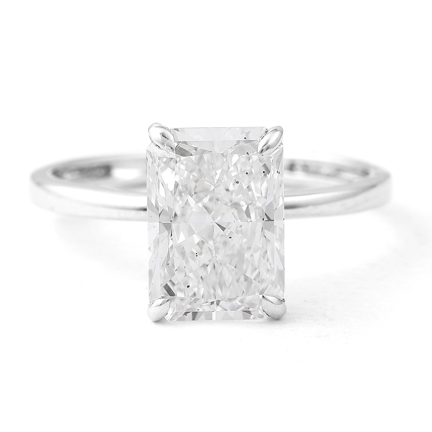 3.01 Carats Lab Grown Diamond 14K Gold Ring