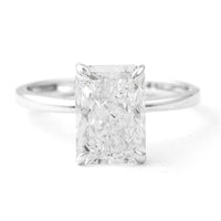 3.01 Carats Lab Grown Diamond 14K Gold Ring