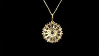 2.48 Ct Round Tanzanite 14K Gold Pendant