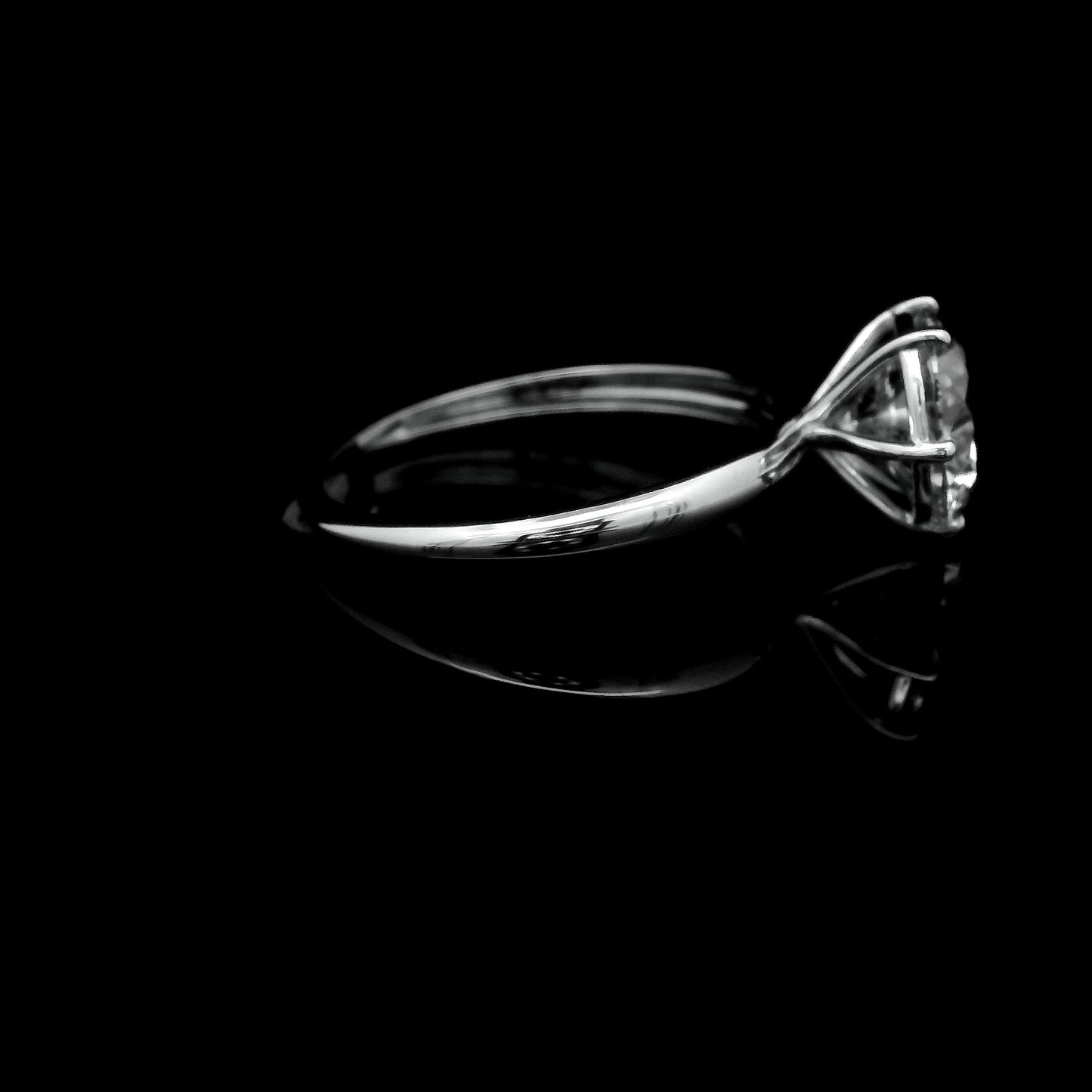 2.08 Ct Round Lab Grown Diamond 14K Gold Ring