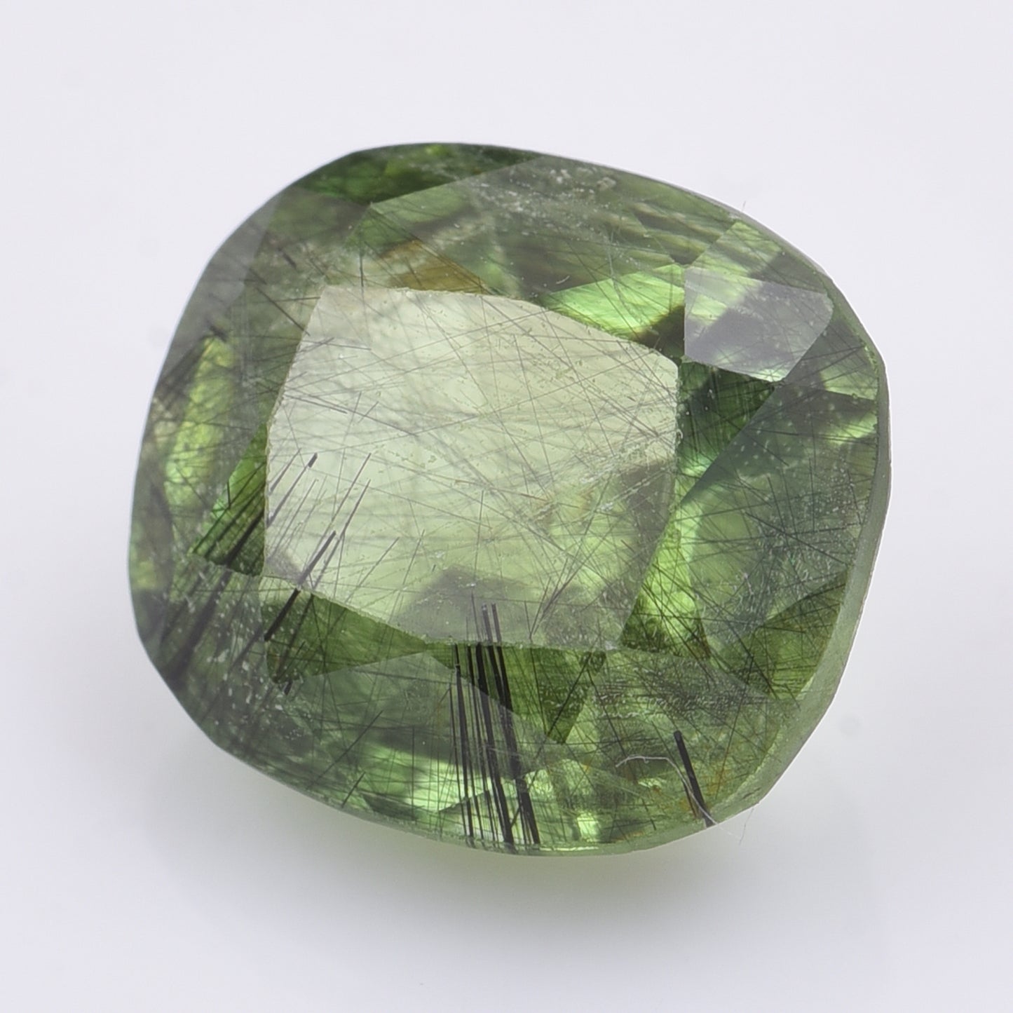 6.47 Natural Peridot Rectangular Cushion Mixed Cut Gemstone