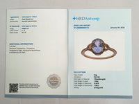 1.56 Ct Oval Mixed Cut Natural Aquamarine 14K Gold Ring