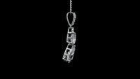 3.03 Carats Lab Grown Diamond 14K Gold Pendant