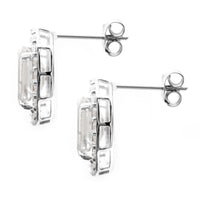 4.96 Carats Lab Grown Diamond 14K Gold Earrings