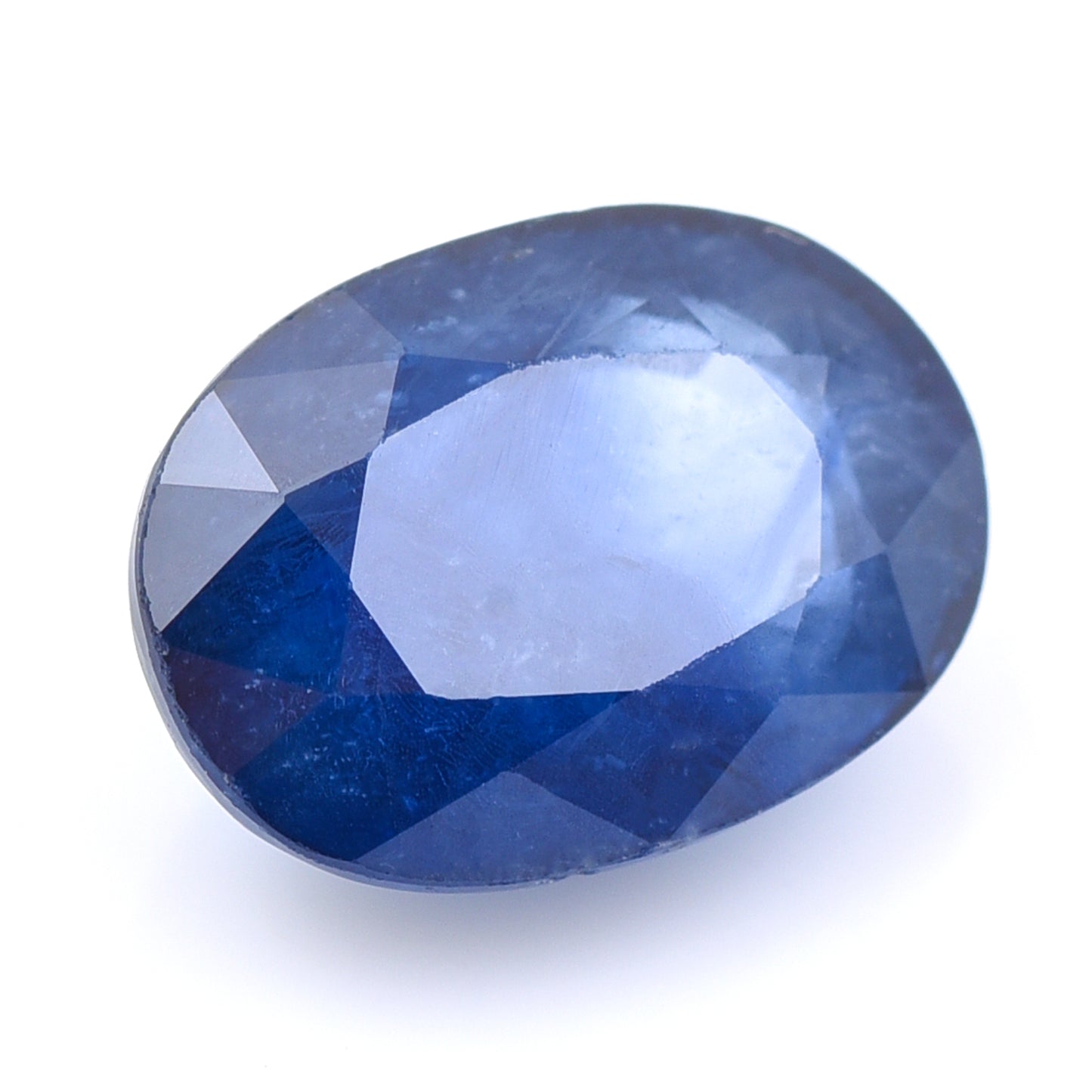 4.26 Natural Corundum Sapphire Oval Mixed Cut Gemstone